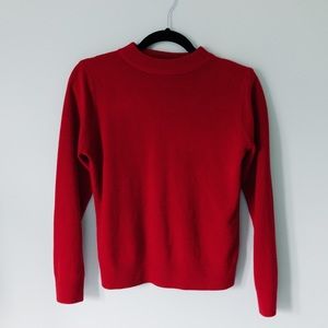 Sag Harbor Long Sleeve Sweater Classic Red